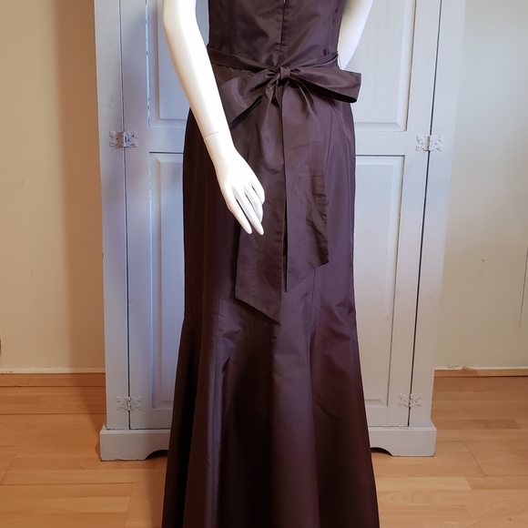 LAUNDRY  Silk taffeta floor length dress sz 8. - Picture 3 of 8